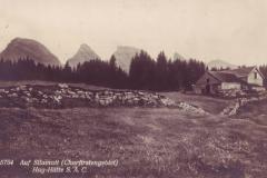 Haghütte Clubhütte SAC auf Selamatt, Poststempel vom 21.07.1925. Verlag Frei & Co., St. Gallen, Nr. 5784