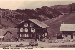 Kurhaus Steg um 1940. Aufnahme und Verlag von Adolf Buck, Schaan