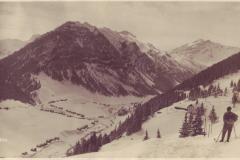 Kurhaus Sücka im Winter um 1930, Vorderseite. Aufnahme und Verlag von Adolf Buck, Bregenz