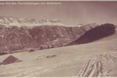 Auf dem Flumserberg um 1930. Aufnahme und Verlag von Hans Gross, St. Gallen, Nr. 3660