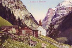 St. Martin im Calfeisental, Poststempel vom 22.08.1917. Verlag Rathe-Fehlmann, Basel