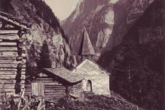 St. Martin im Calfeisental um 1920. Aufnahme von Friedrich Wilhelm Sprecher, Vättis