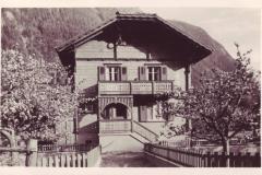 Vättis: Chalet von Friedrich Wilhelm Sprecher um 1935. Aufnahme von Friedrich Wilhelm Sprecher, Vättis