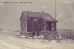 Spitzmeilenhütte, Poststempel vom 07.01.1918. Aufnahme und Verlag der Gebrüder Fetzer, Ragaz